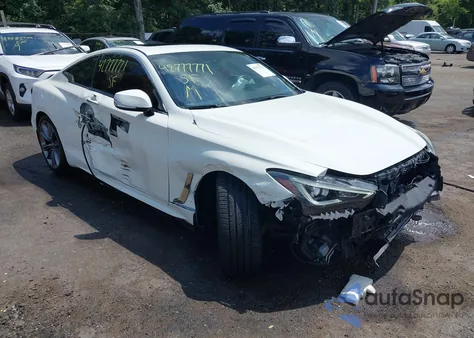 2018 Infiniti Q60 3.0T Red Sport 400 from USA, damaged, VIN JN1FV7EL9JM630197